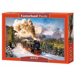 Steam train. 1000 pcs.