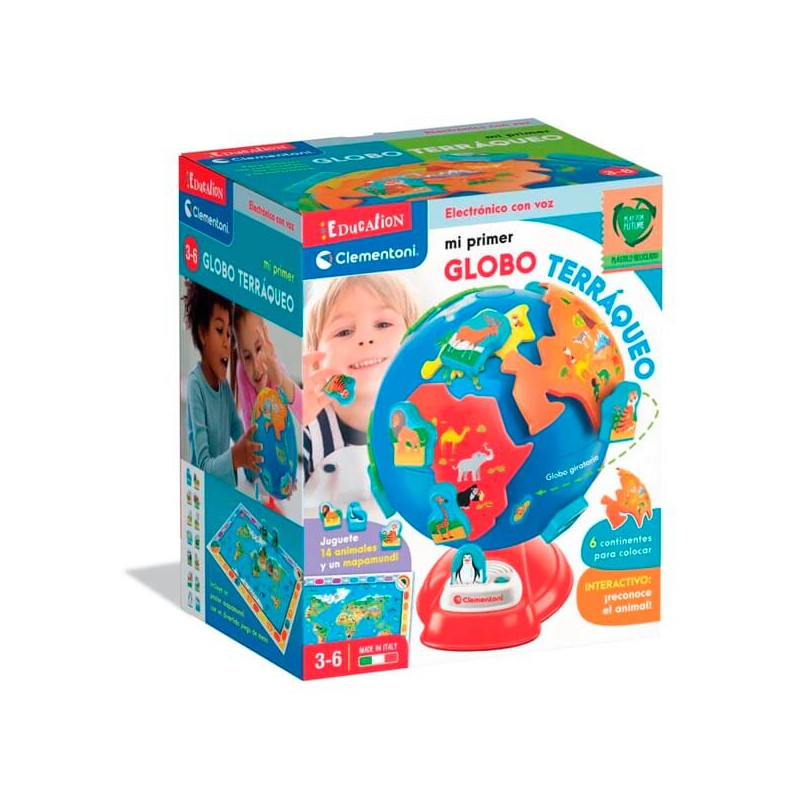 Mi primer globo terráqueo.