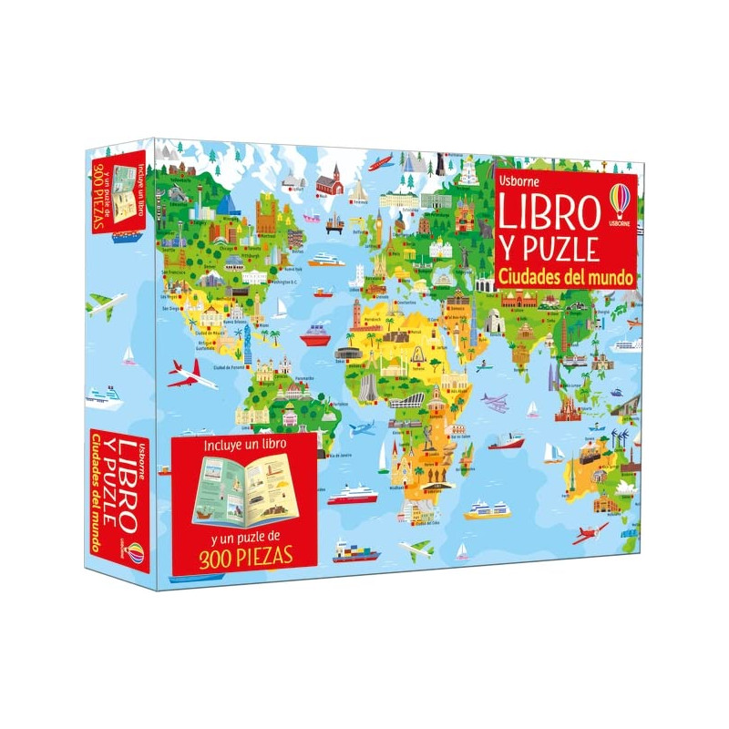 World atlas: Book-Puzzle. USBORNE