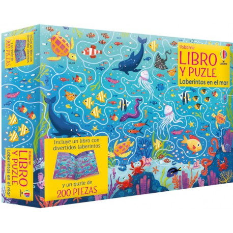 En el mar. Libro-Puzzle. USBORNE