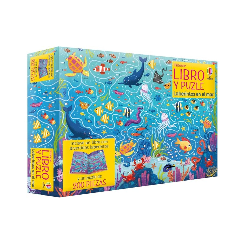 En el mar. Libro-Puzzle. USBORNE