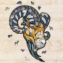 Puzzle de madera. Cabra. EWA