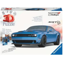 Dodge Challenger azul.