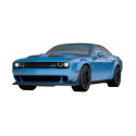 Dodge Challenger azul.