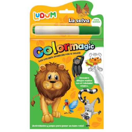 Libro-juego Colormagic. La selva.