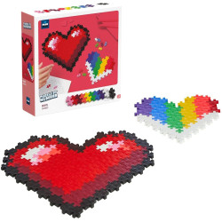 Puzzle By Number Hearts.