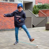 Aro saltador de tobillo.