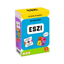 ESZI - Juego de cartas de velocidad y palabras.