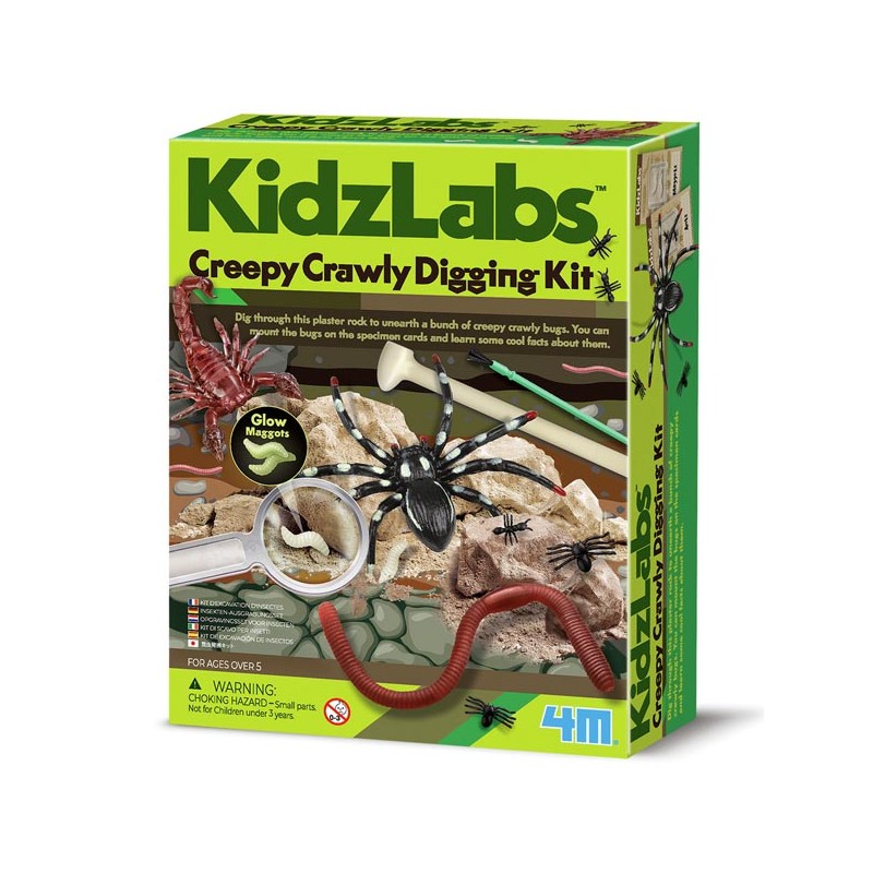 Creepy crawly diggint kit.