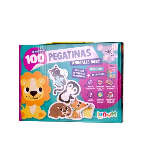 100 pegatinas. Animales Baby.