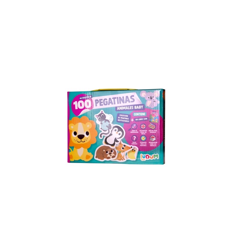 100 pegatinas. Animales Baby.