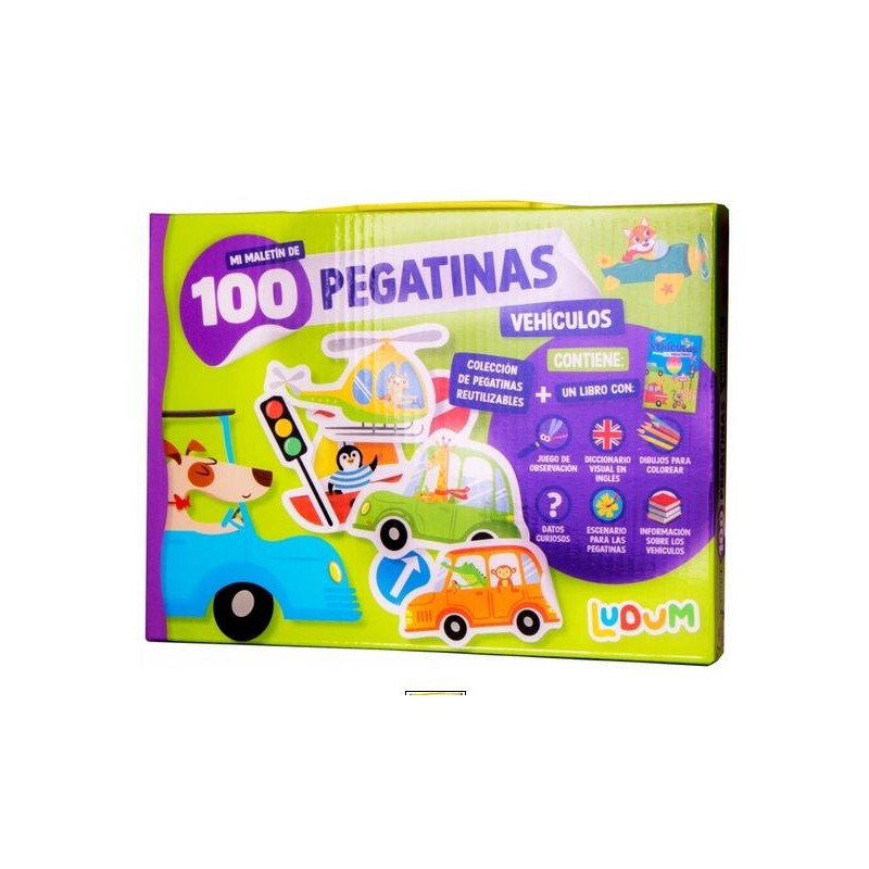 100 pegatinas. Vehículos.