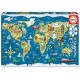 World Map. 200 pcs.