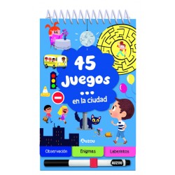 45 juegos en la ciudad.