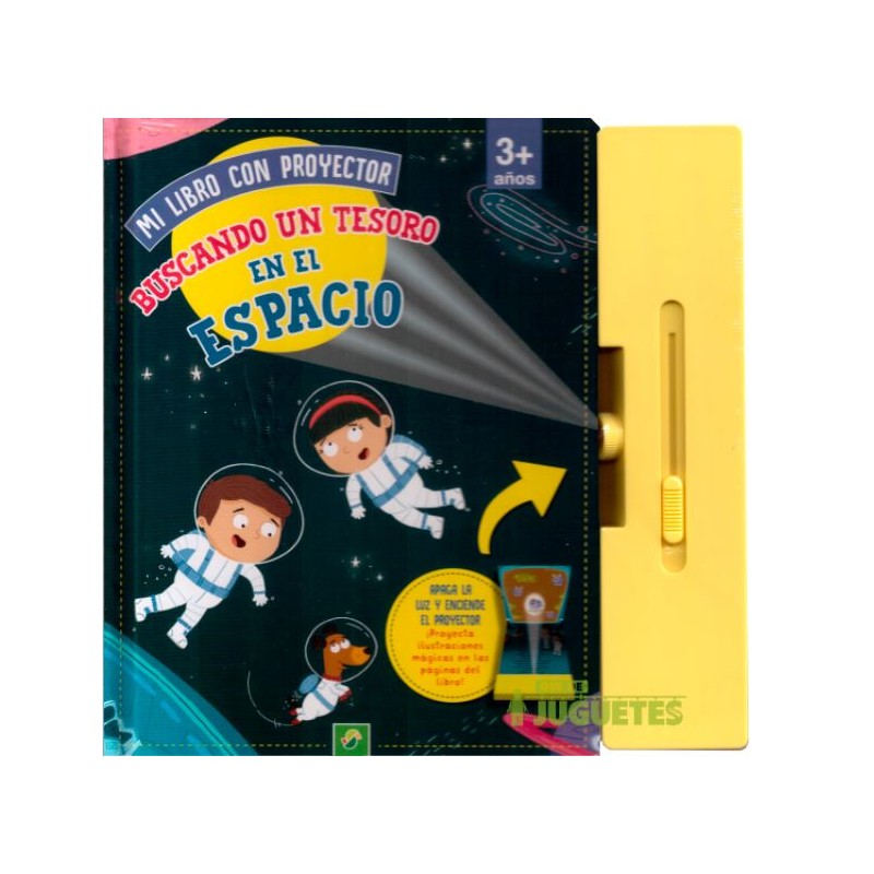 Mi libro con proyector. Buscando un tesoro en el espacio.