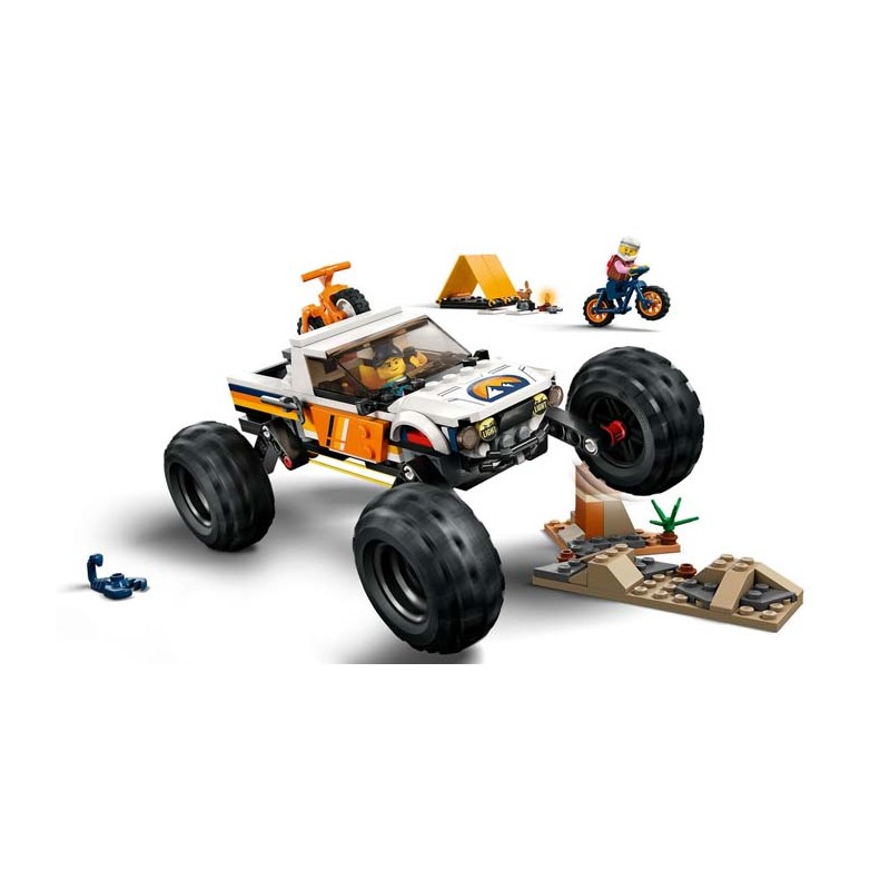 LEGO 60387 4x4 Off Roader Adventures, Lego City Que de Juguetes