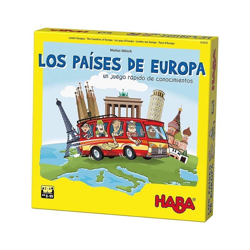 The countries of Europe.