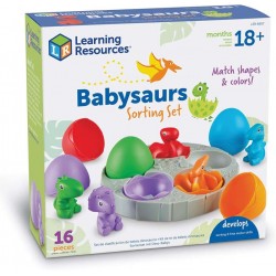 Set de clasificación bebés dinosaurios.