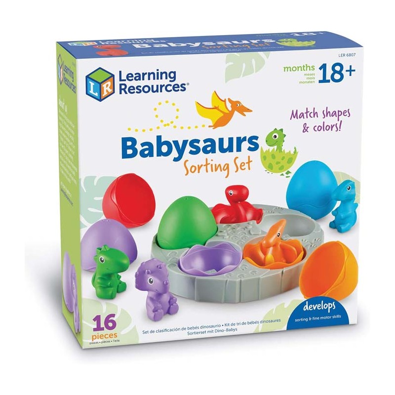 Babysaurs sorting set.