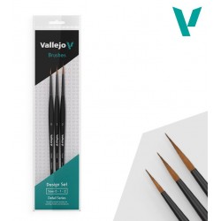 Toray brush set (#0; #1 & #2). VALLEJO P54999