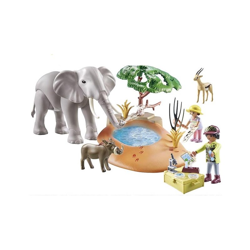 PLAYMOBIL 71294 Elephant at the Waterhole, Playmobil Wildtopia