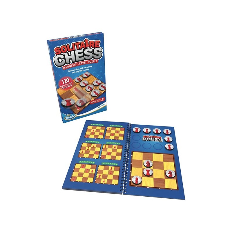 Solitaire Chess. 120 challenges.