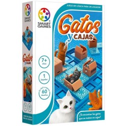 Gatos y cajas.