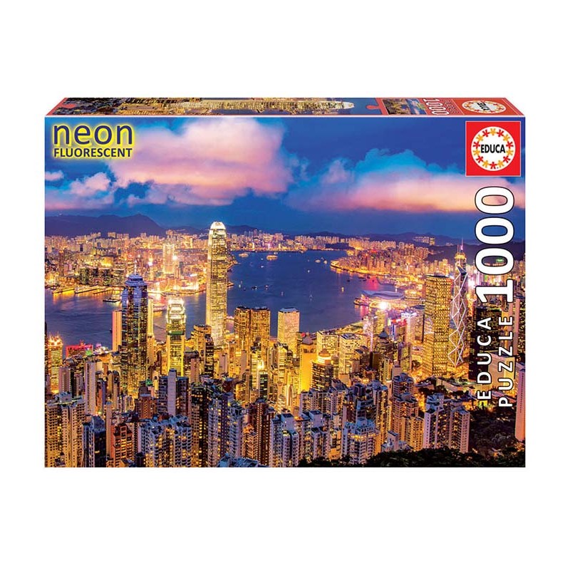 Hong Kong, neón. 1000 piezas.