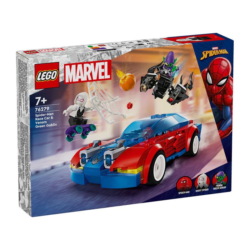 Coche de carreras de Spider-Man. LEGO 76279