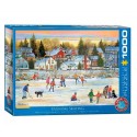 Patinaje al anochecer. 1000 piezas.