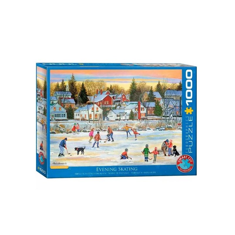 Patinaje al anochecer. 1000 piezas.