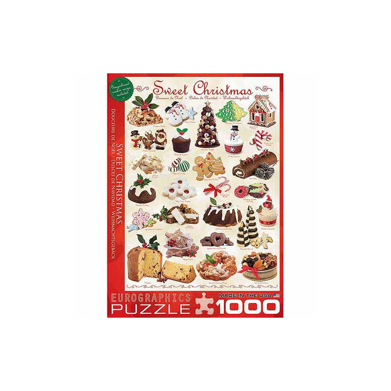 Dulces de Navidad. 1000 piezas.