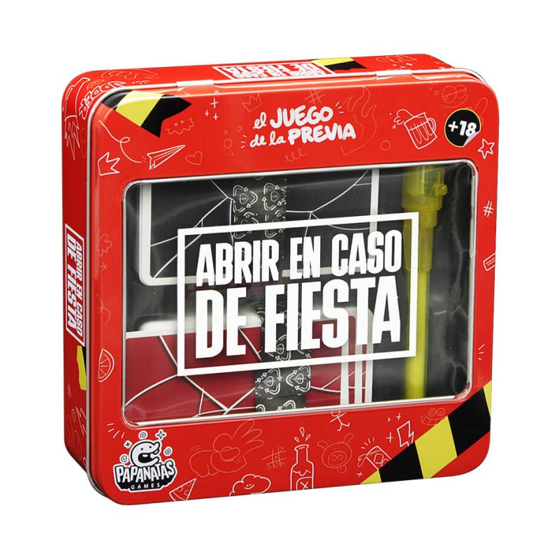 Abrir en caso de fiesta. Abrir en caso de fiesta.