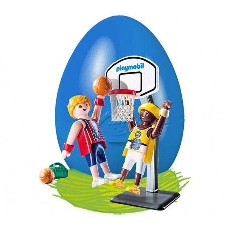 Huevo: jugadores de baloncesto.