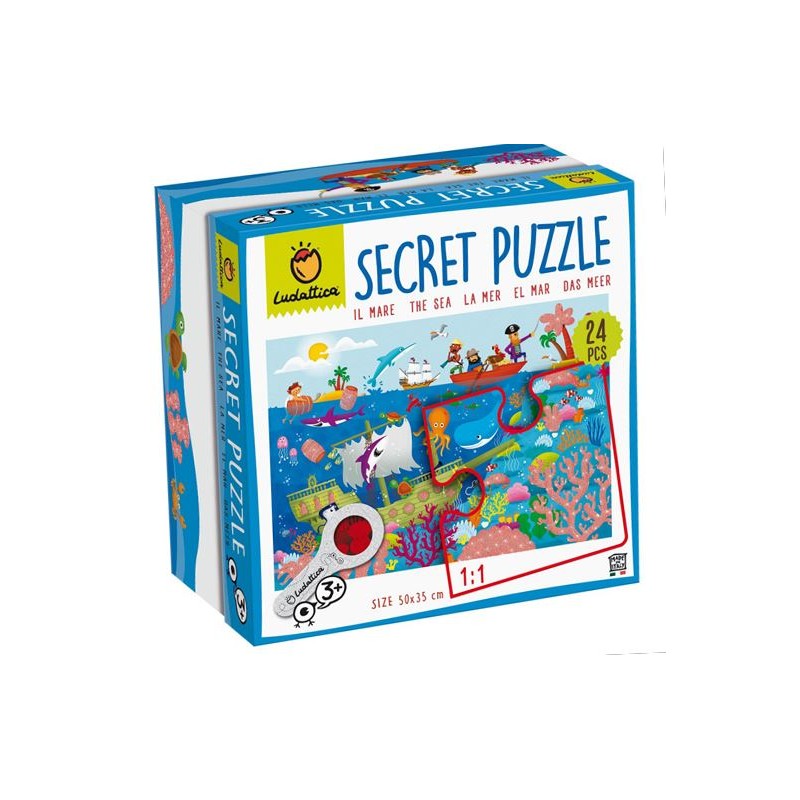 Puzzle secreto del mar.
