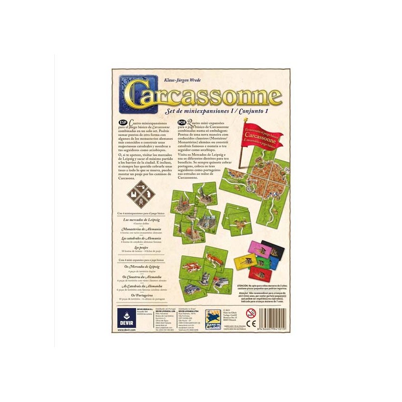 Carcassonne. Mini expansion.