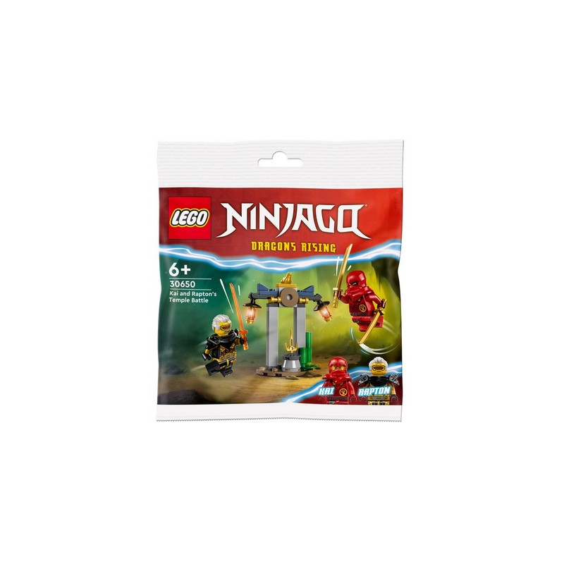 Ninjago. Kai and Rapton's Temple Battle.