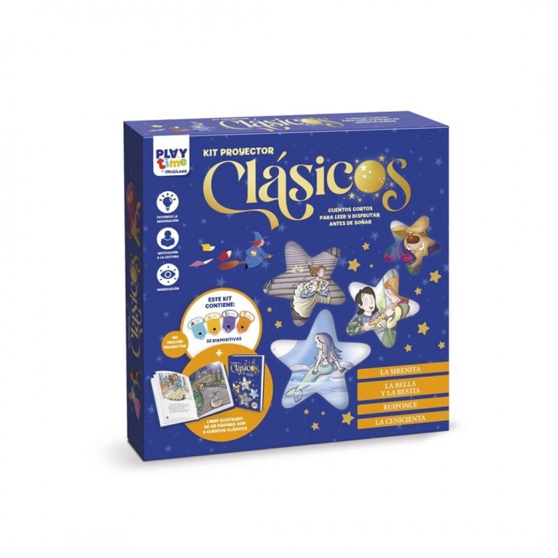 Kit proyector cuentos clásicos - Naranja.