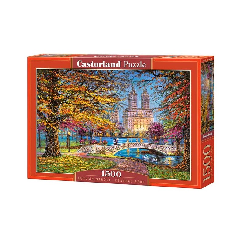 Paseo otoñal por Central Park. 1500 piezas.