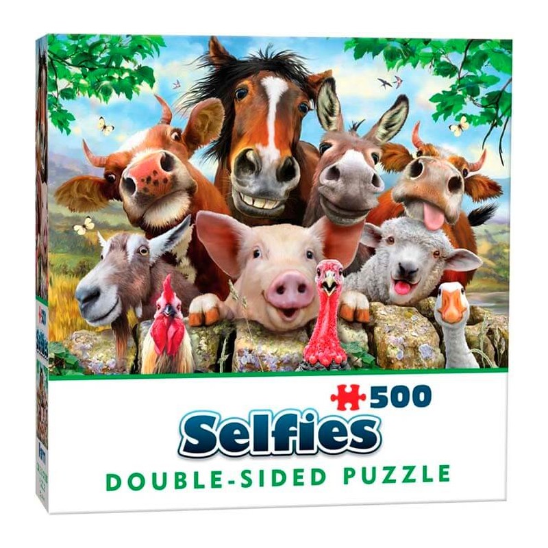 Selfie en la granja. 500 piezas.