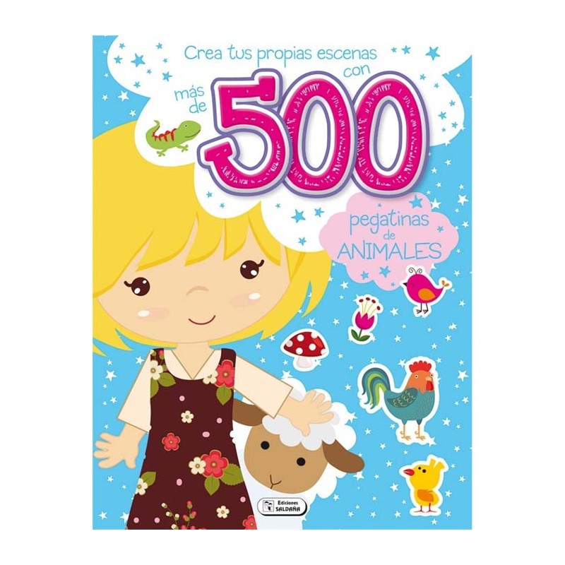 500 pegatinas de animales.