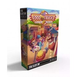 Food Trucks - Juego de cartas familiar de gestión de pedidos y comida.