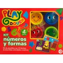 Plastilina- kit maletín números y formas.