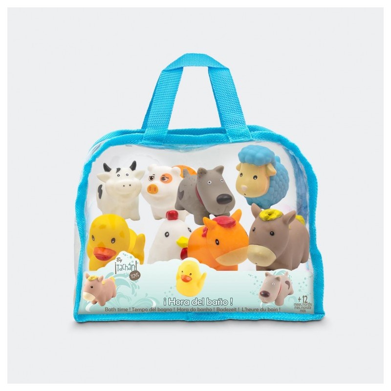 Animales de baño, granja.