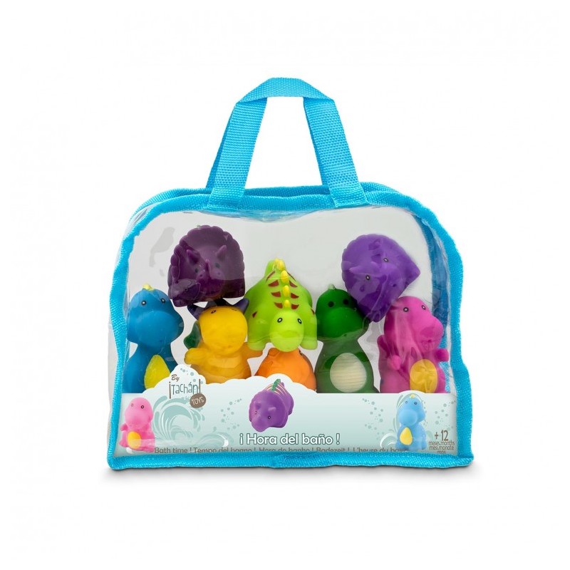 Animales de baño, dinosaurios. TACHAN