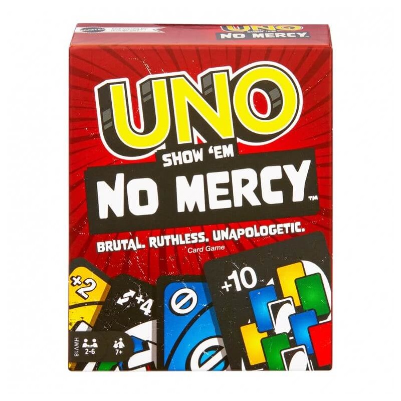 Uno, no mercy. MATTEL