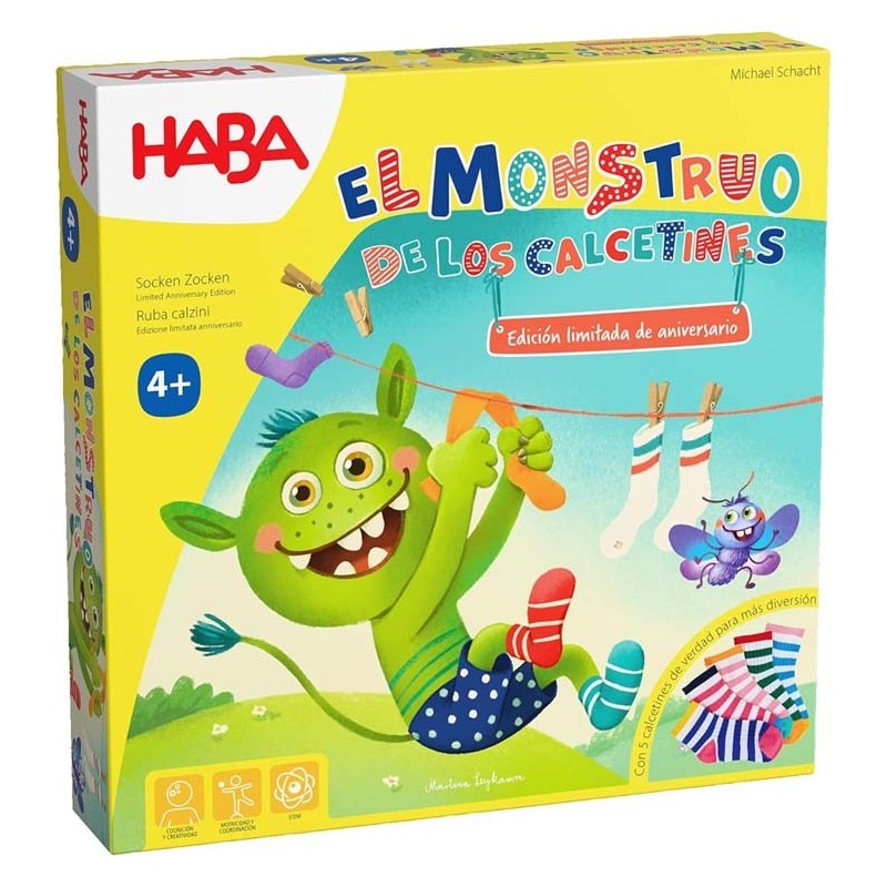 El monstruo de los calcetines. Edición limitada.
