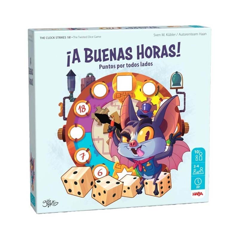 ¡A Buenas Horas! | Juego Roll & Write de dados ¡A Buenas Horas! | Juego Roll & Write de dados