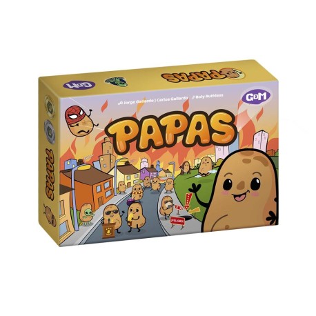 Papas | Juego de cartas familiar de estrategia y acción