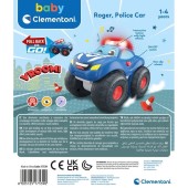 Coche de polícia acrobático.